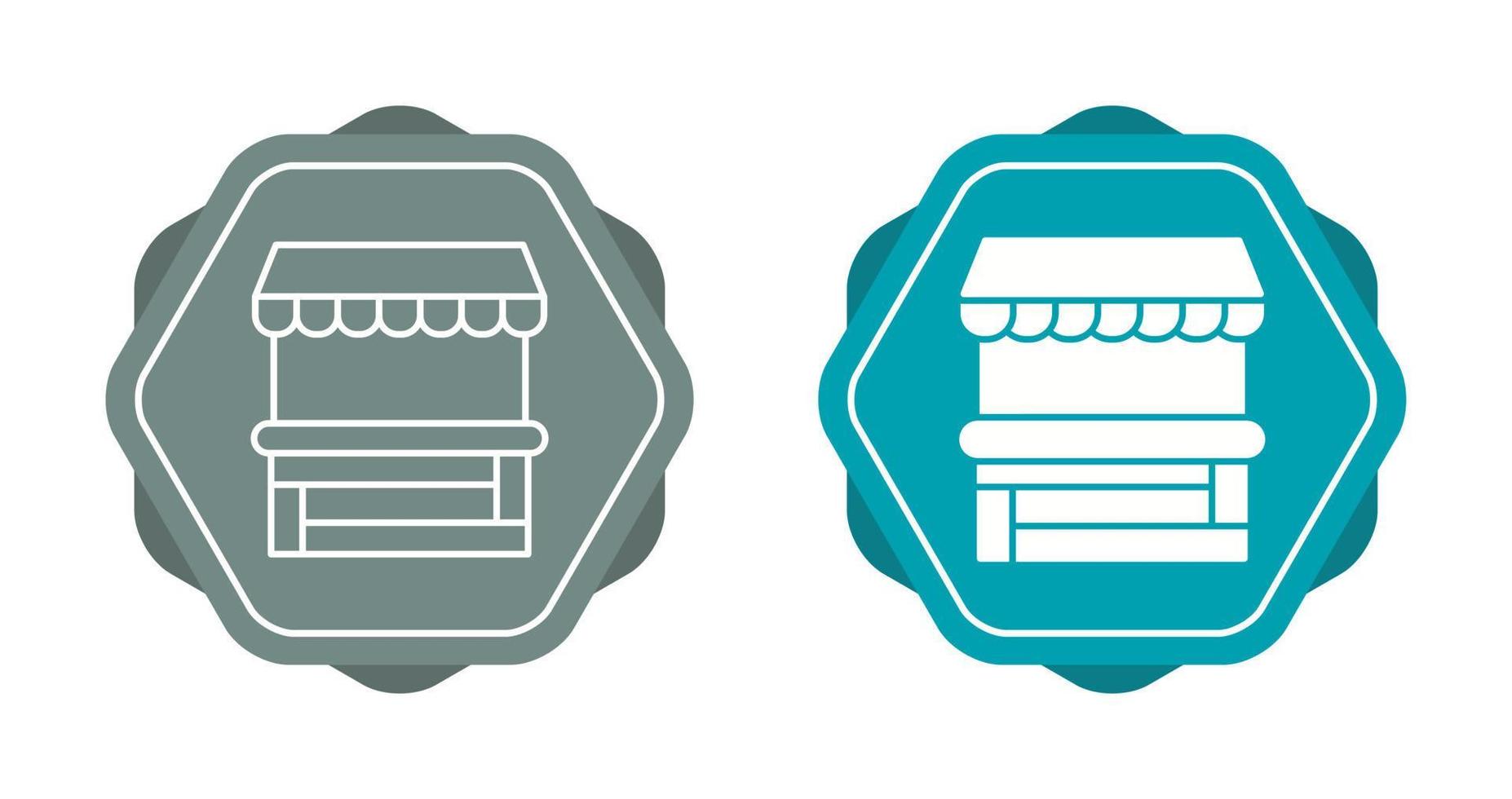 Food Stand Vector Icon
