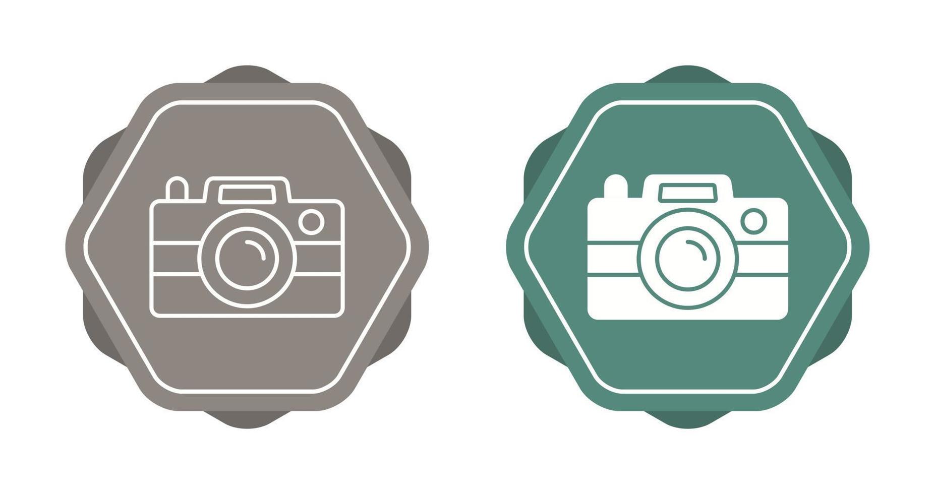 icono de vector de cámara de fotos