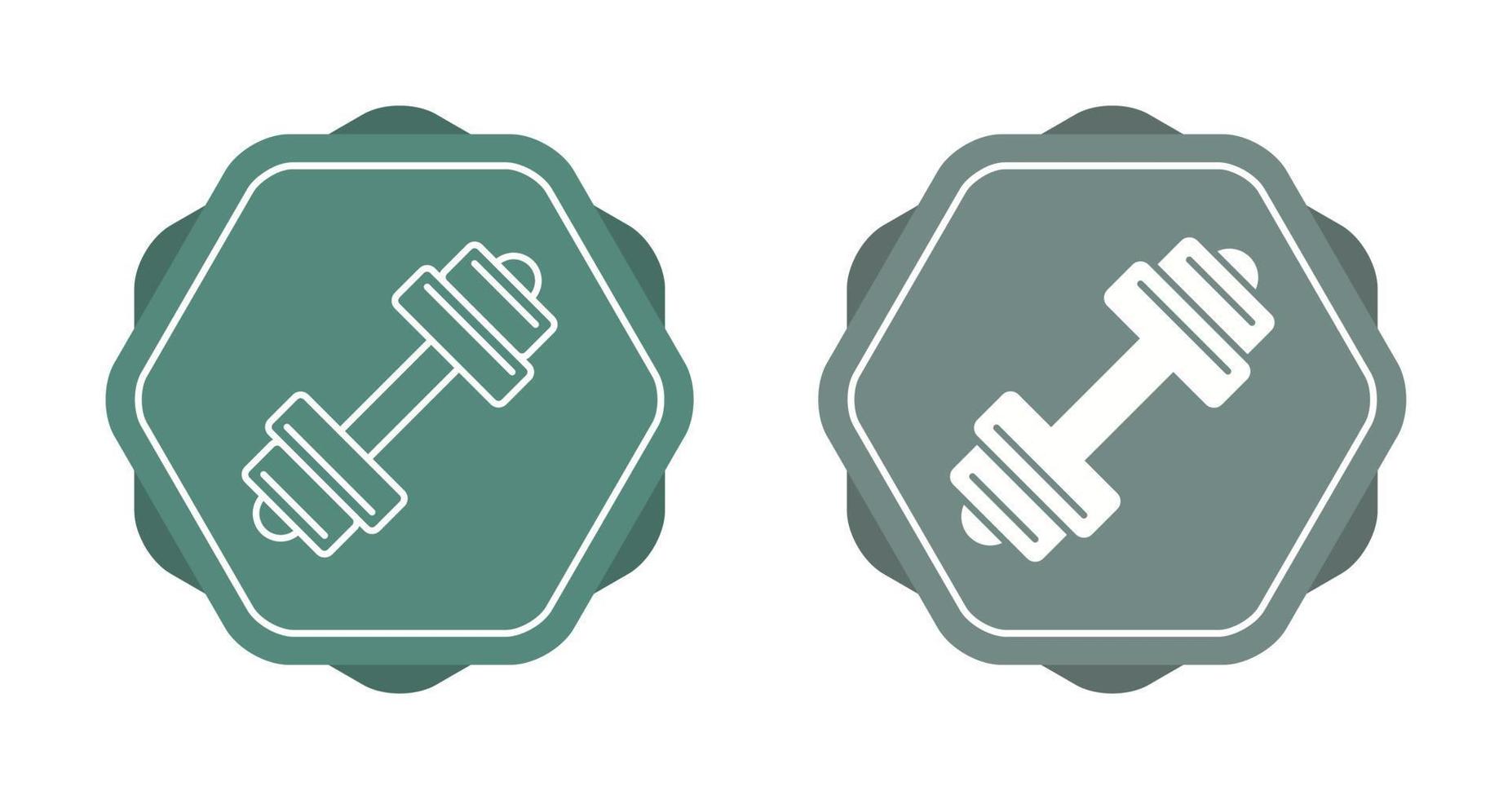 Dumbbell Vector Icon