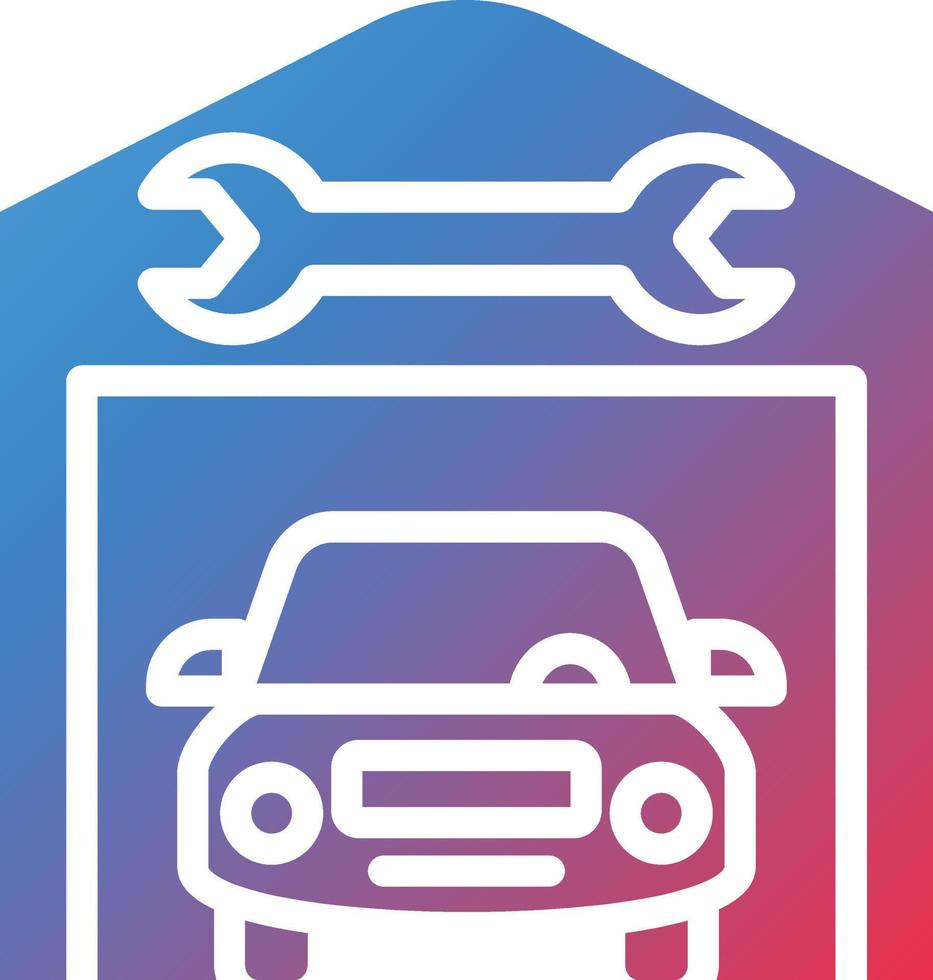 3197 - Service Station.eps vector