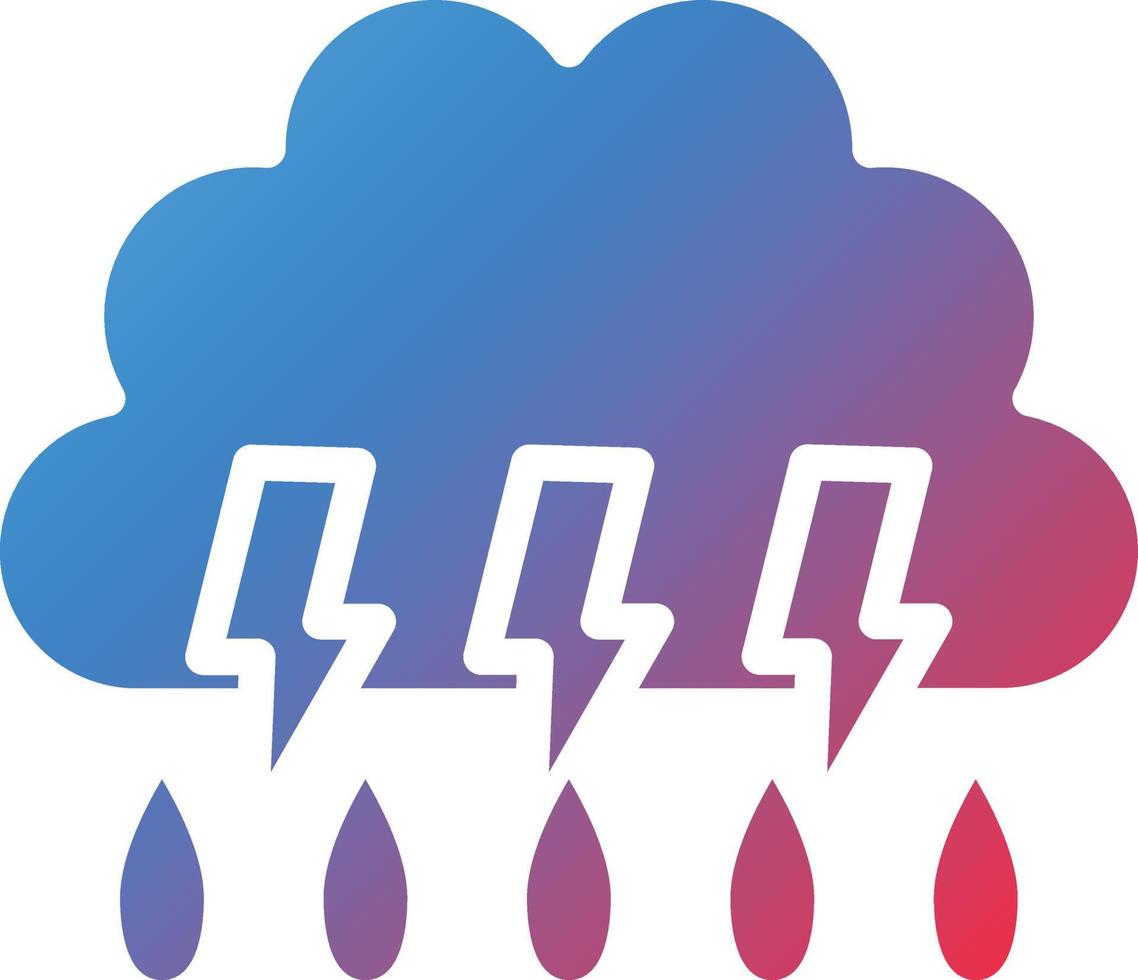 3025 - Thunderstorm.eps vector
