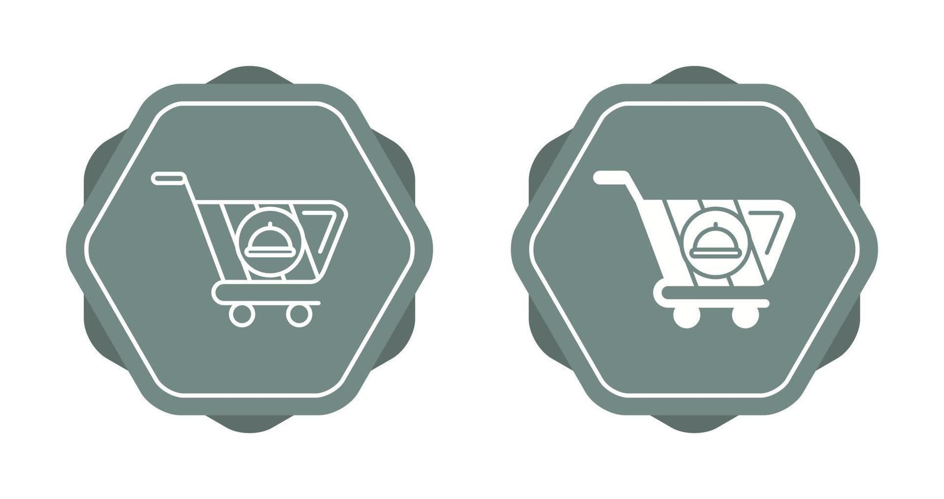 Food Cart Vector Icon