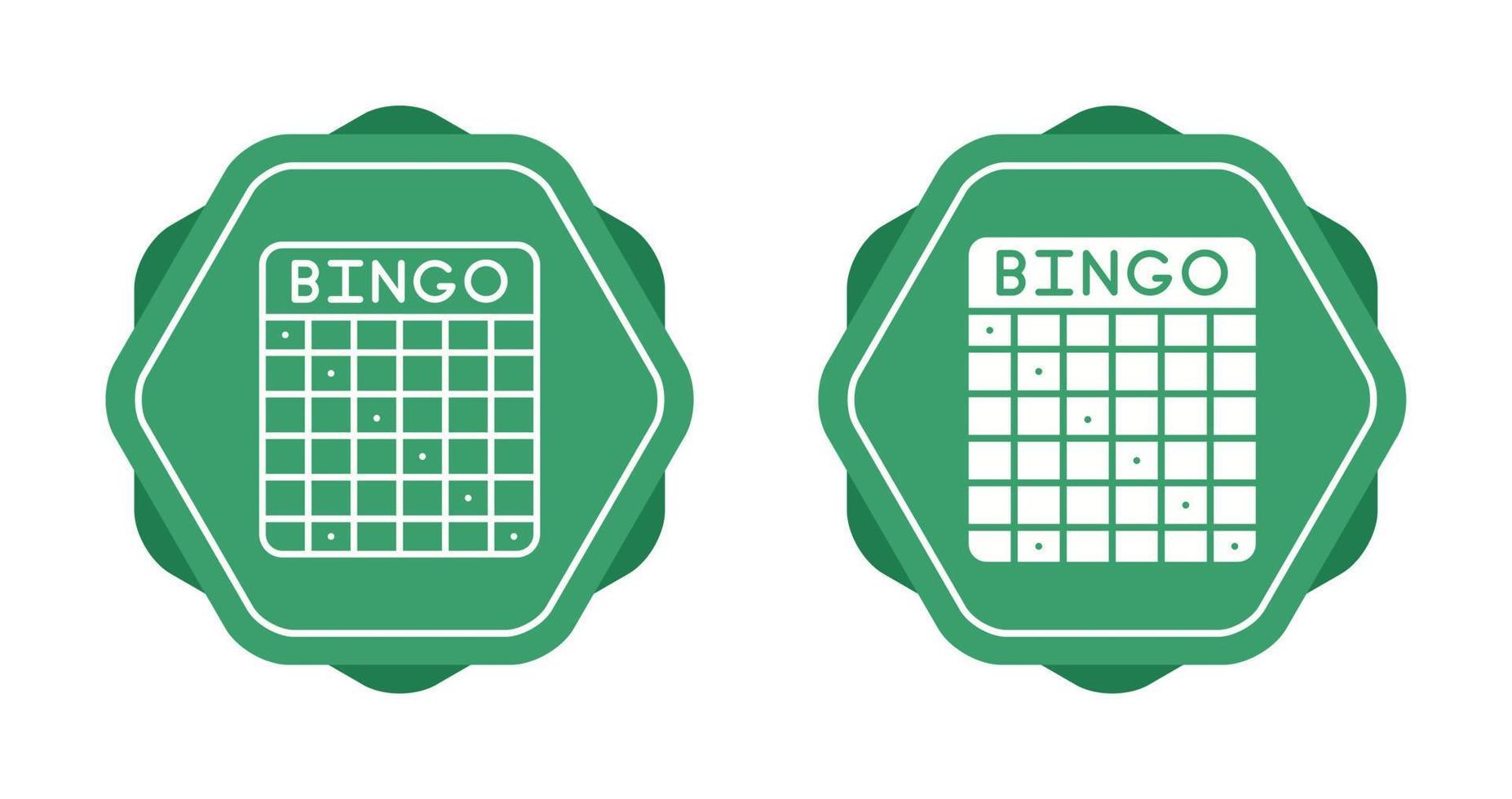 Bingo Vector Icon