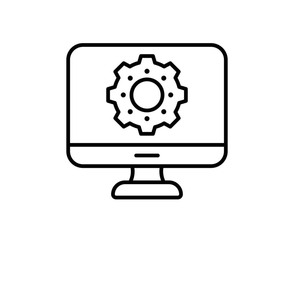 reverse engineering Vector  outline Icons. Simple stock illustration stock