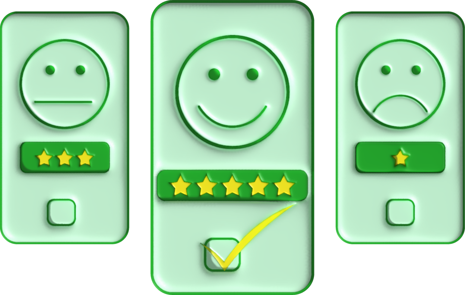 review 3d rating stars for best excellent services rating for satisfaction. Review for quality customer rating feedback. png