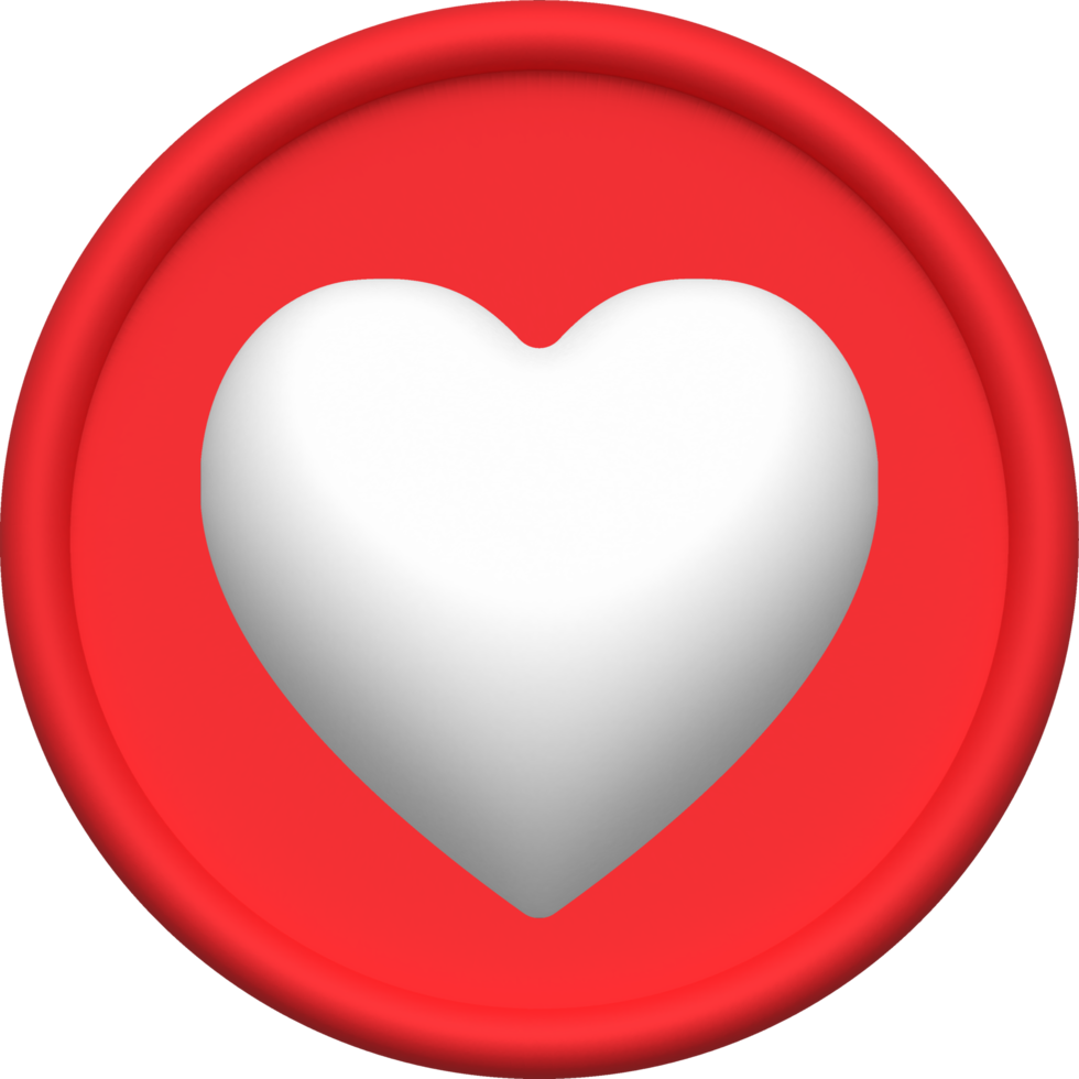 valentine begrepp kärlek hjärta för grafisk dekorera. 3d framställa illustation png
