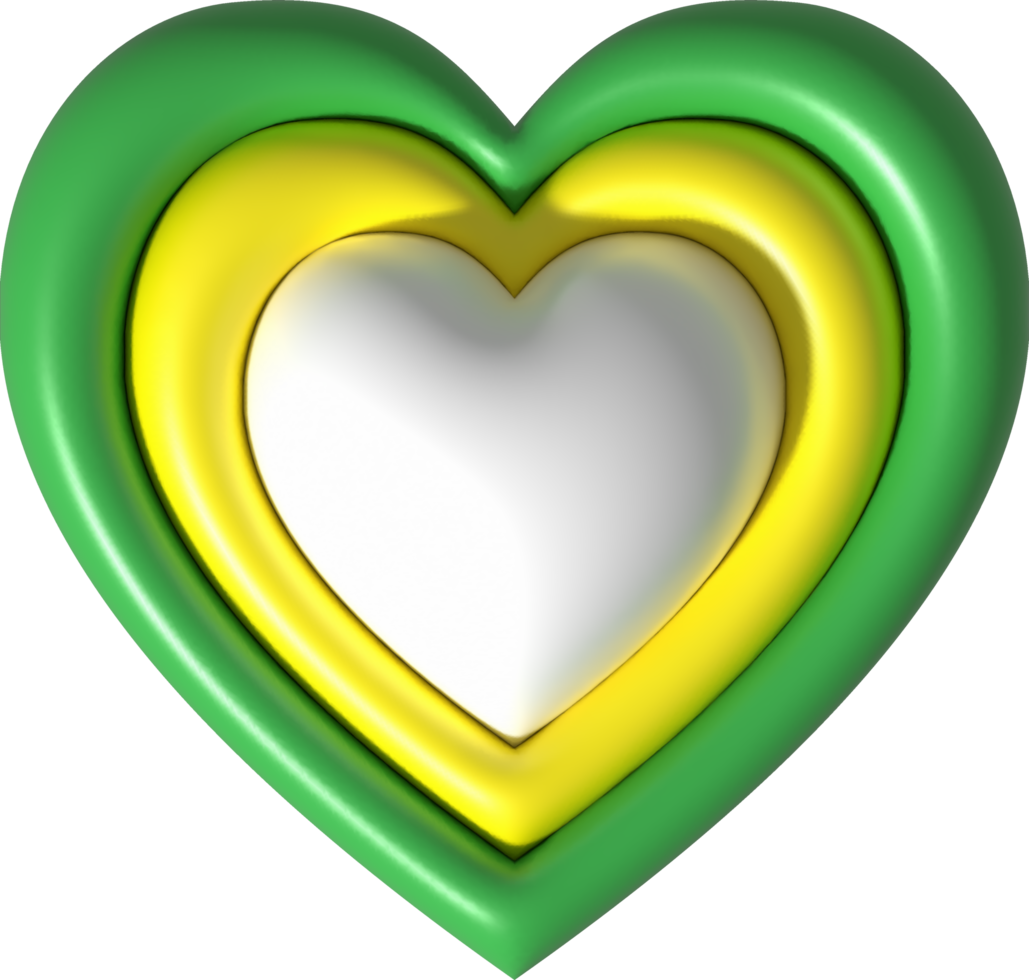 valentine begrepp kärlek hjärta för grafisk dekorera. 3d framställa illustation png