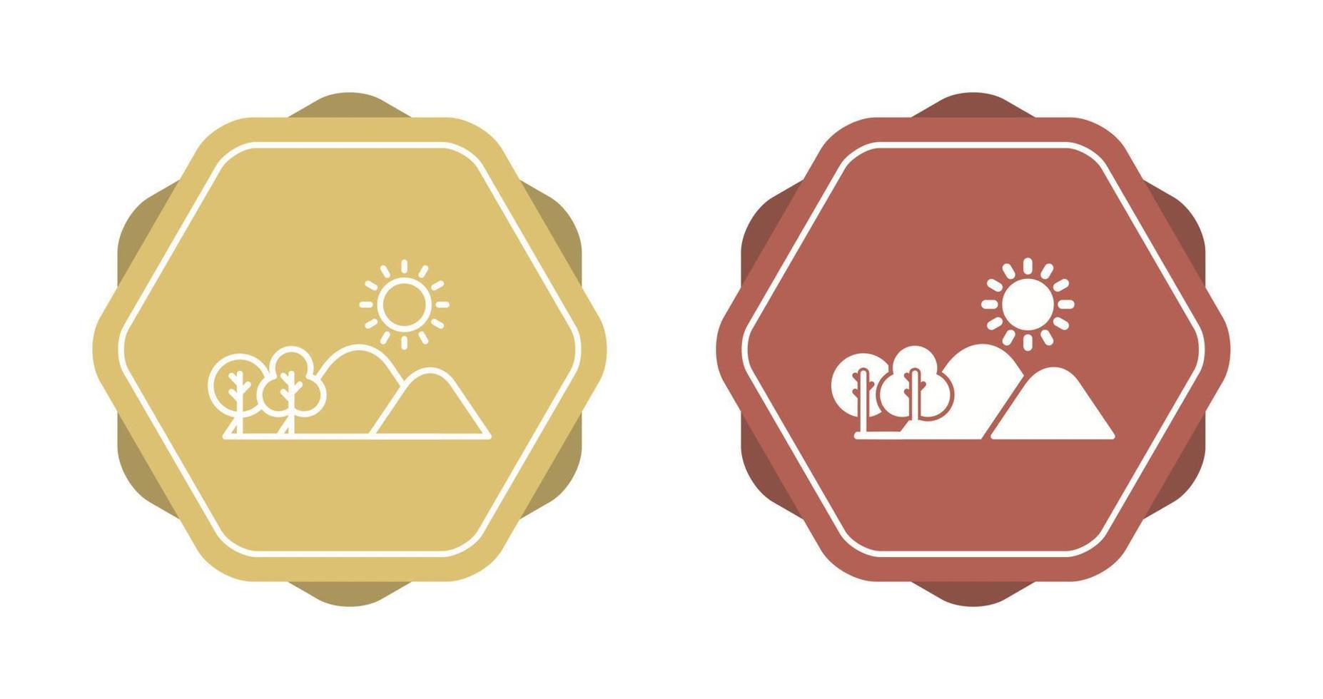 Hill Vector Icon