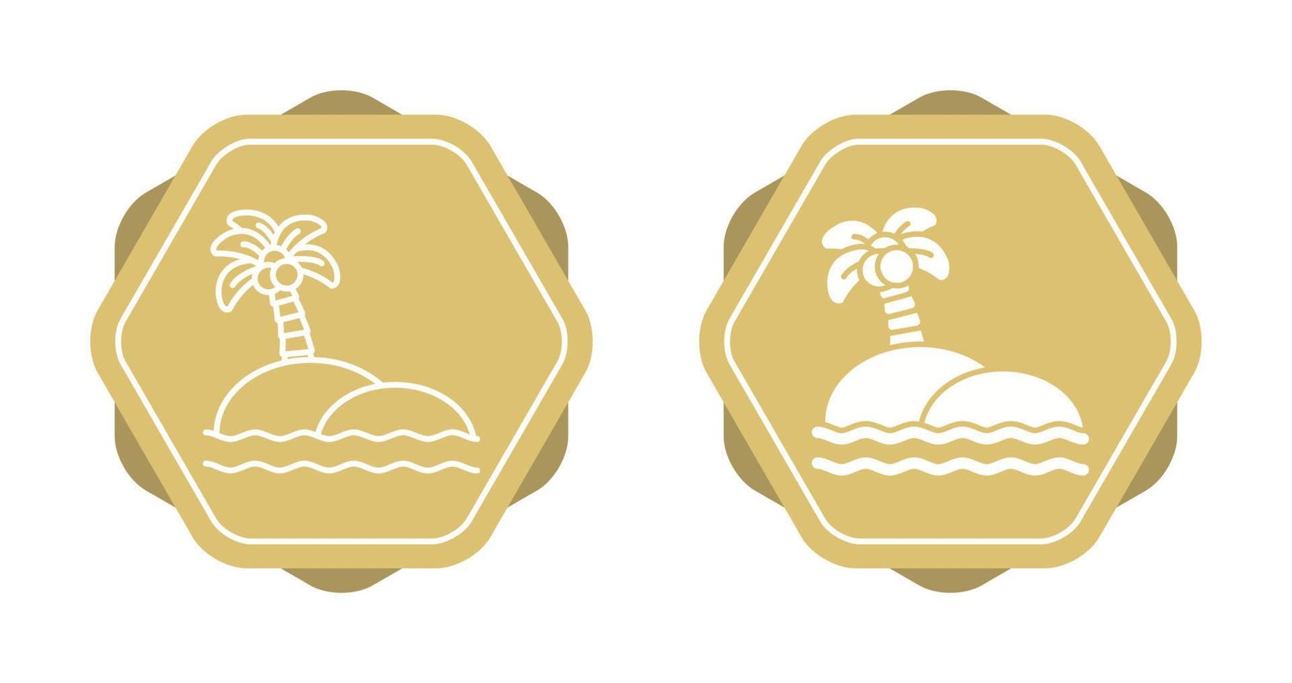 Island Vector Icon