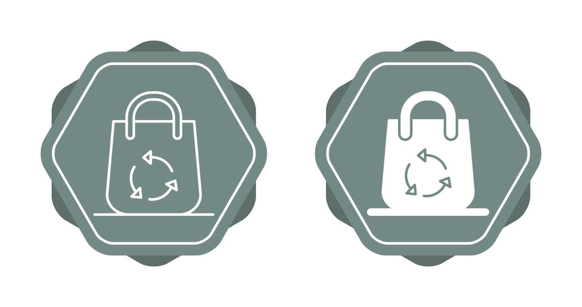 Eco Bag Vector Icon