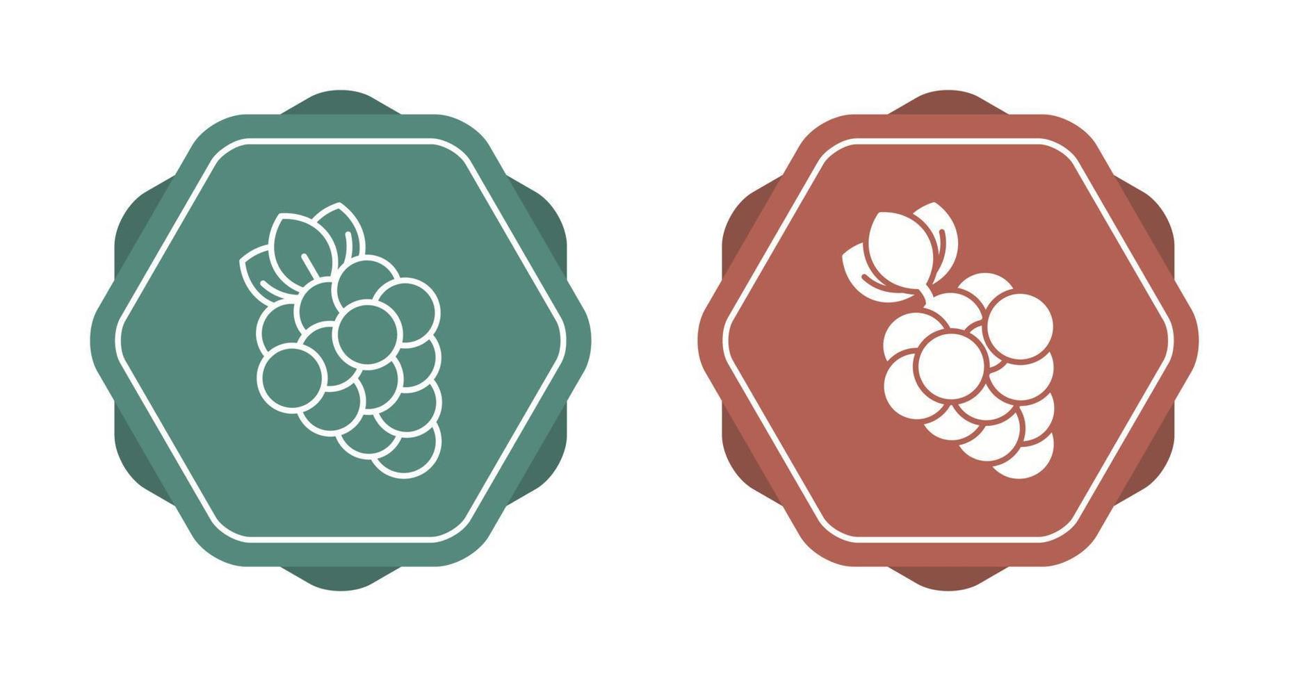 Grapes Vector Icon