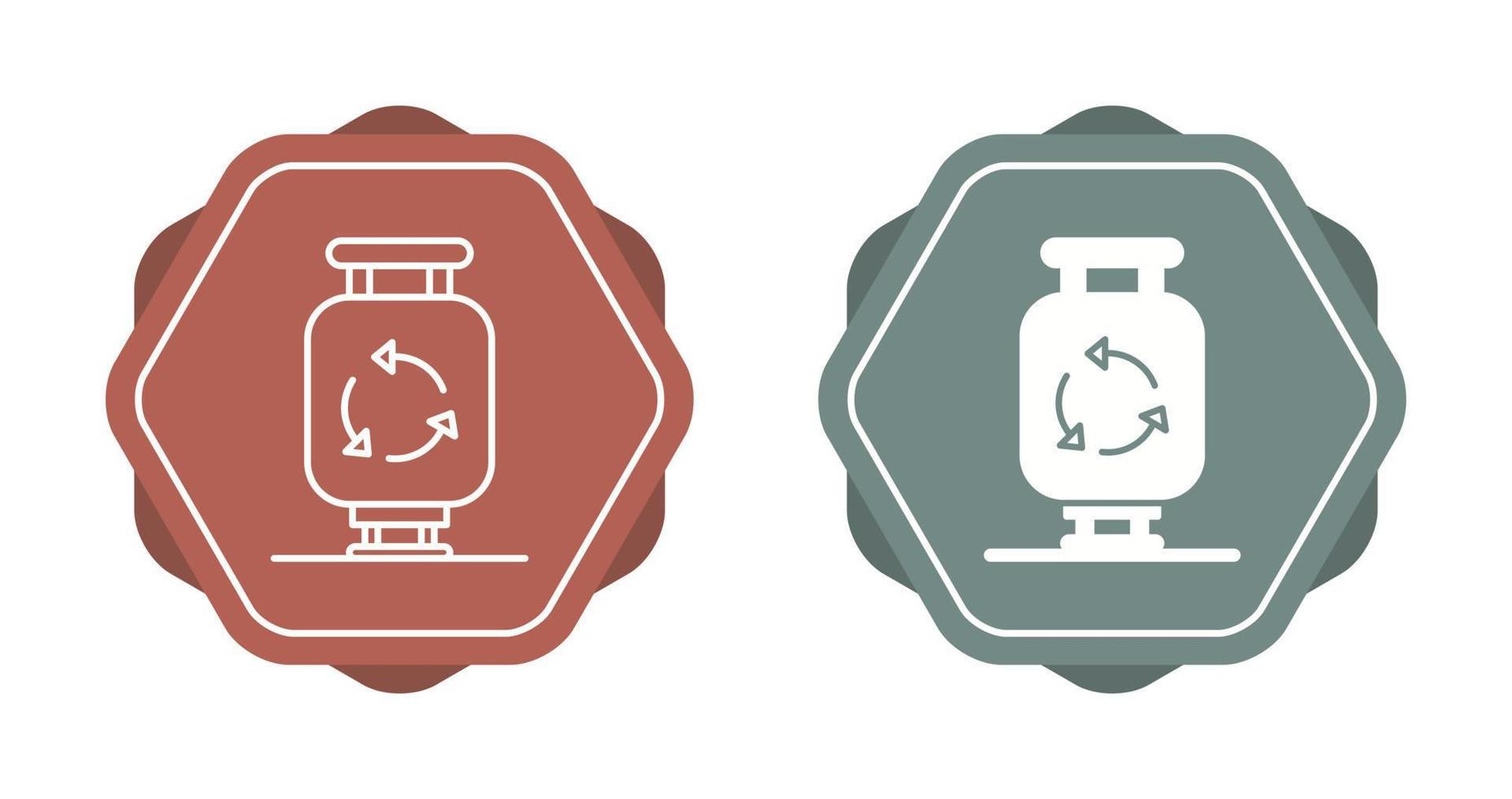 Gas Cylinder Vector Icon