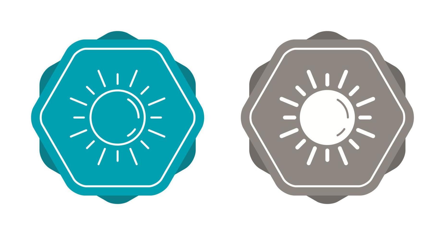 Sun Vector Icon