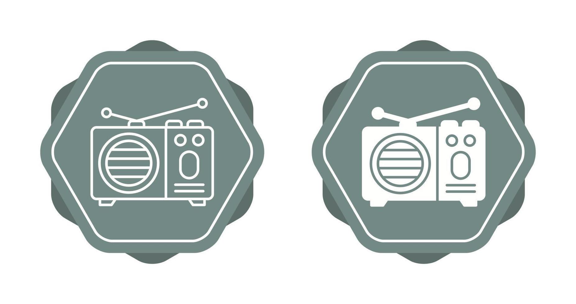 Radio Vector Icon