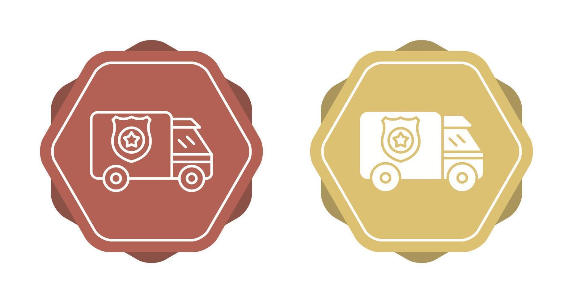 Police Van Vector Icon