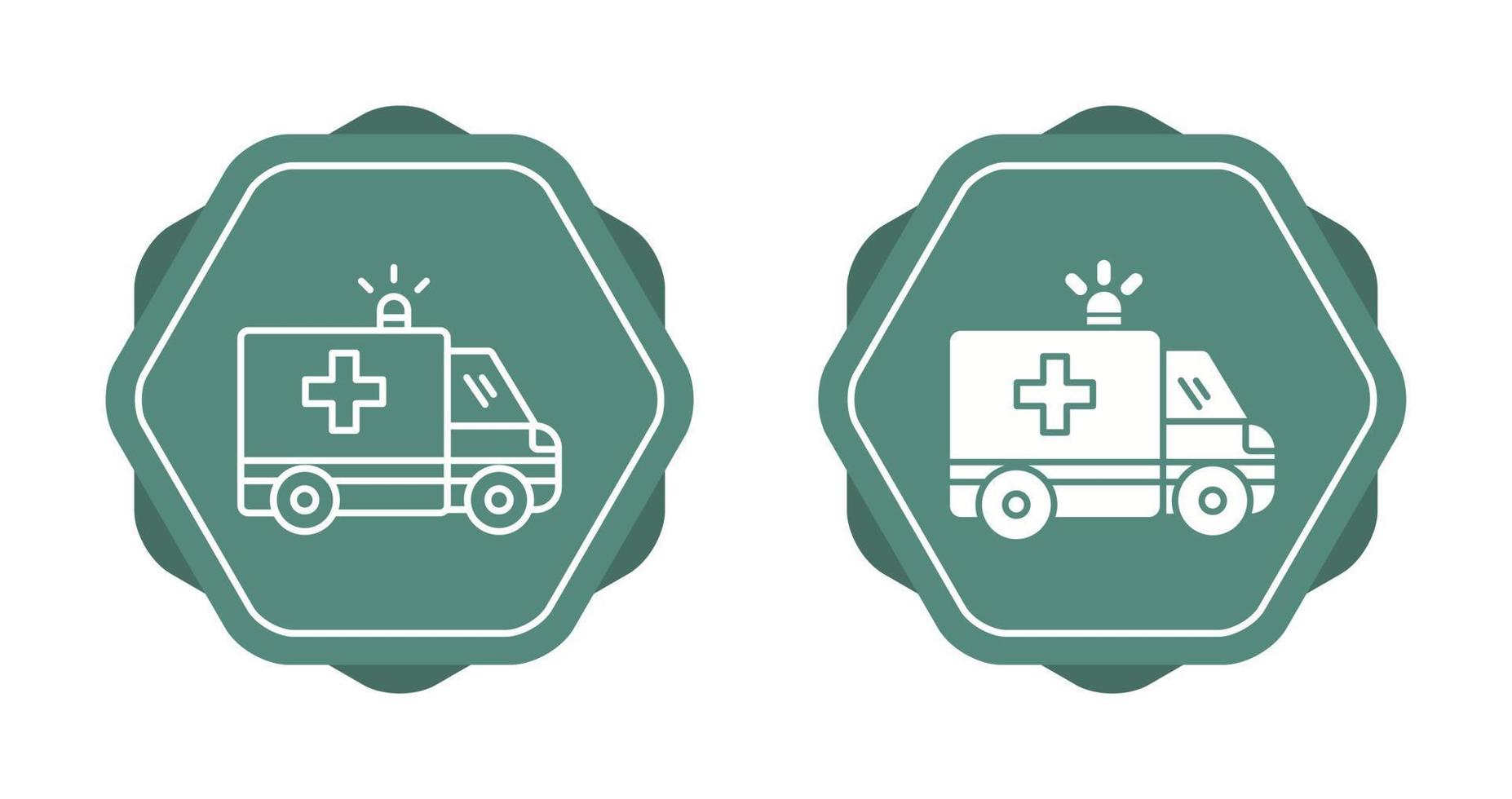 Ambulance Vector Icon