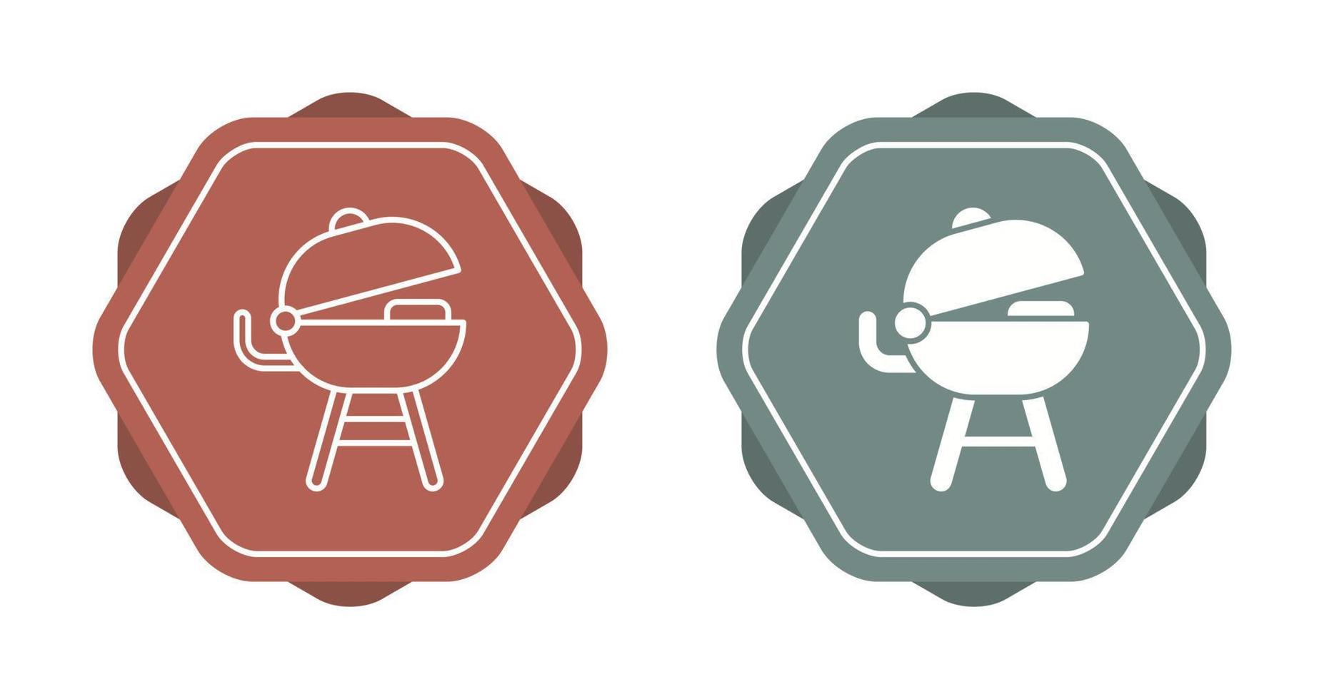 Grilled Vector Icon