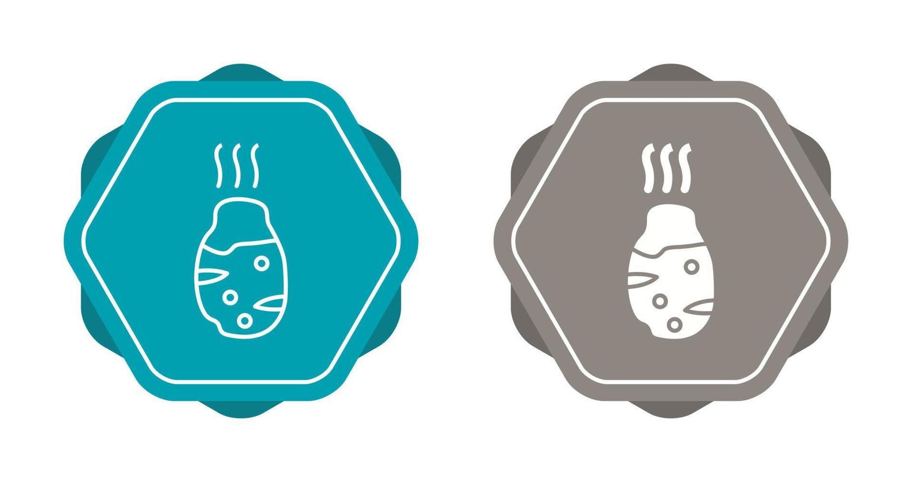 Roasted Potato Vector Icon