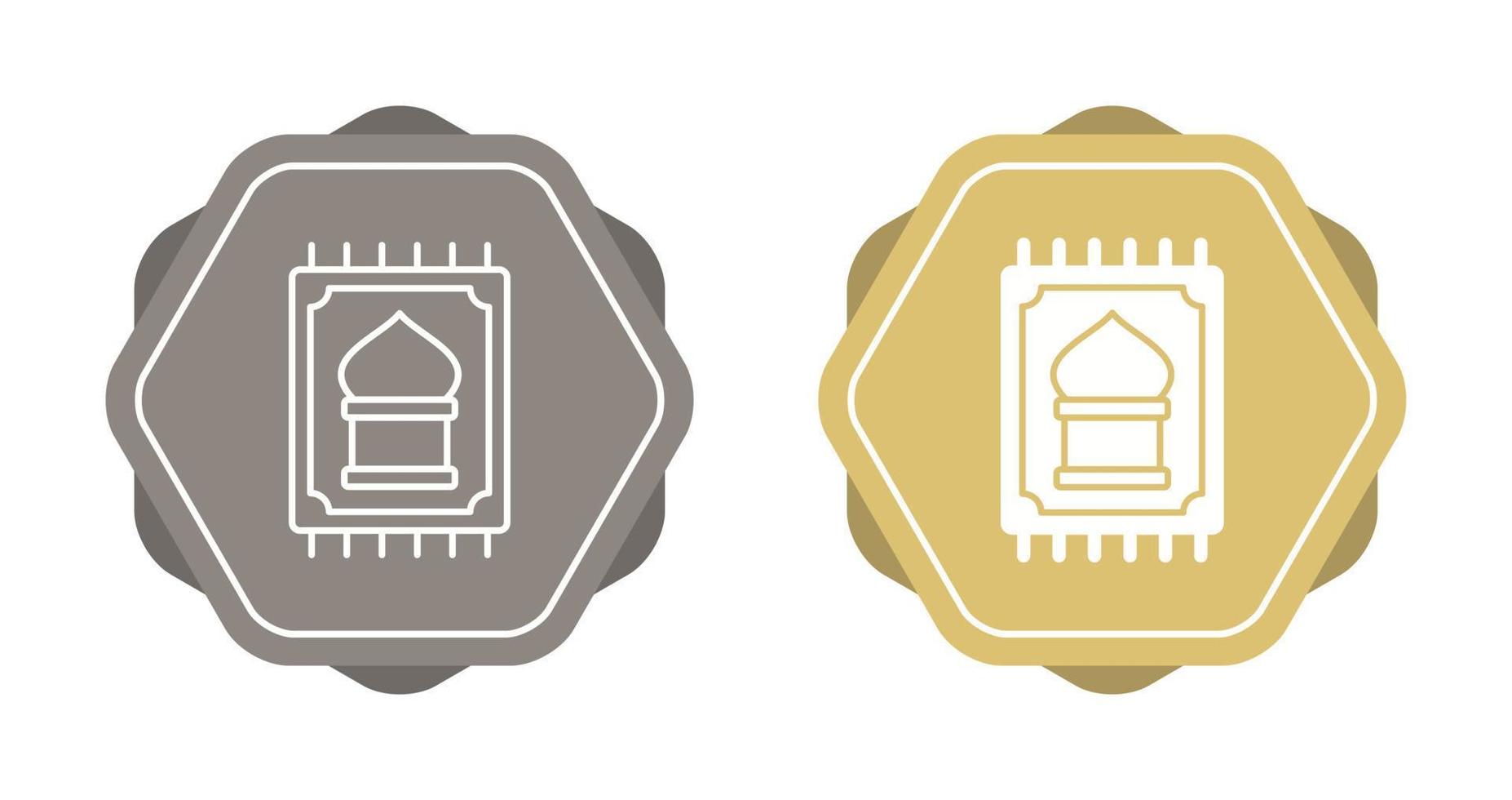 Prayer Rug Vector Icon