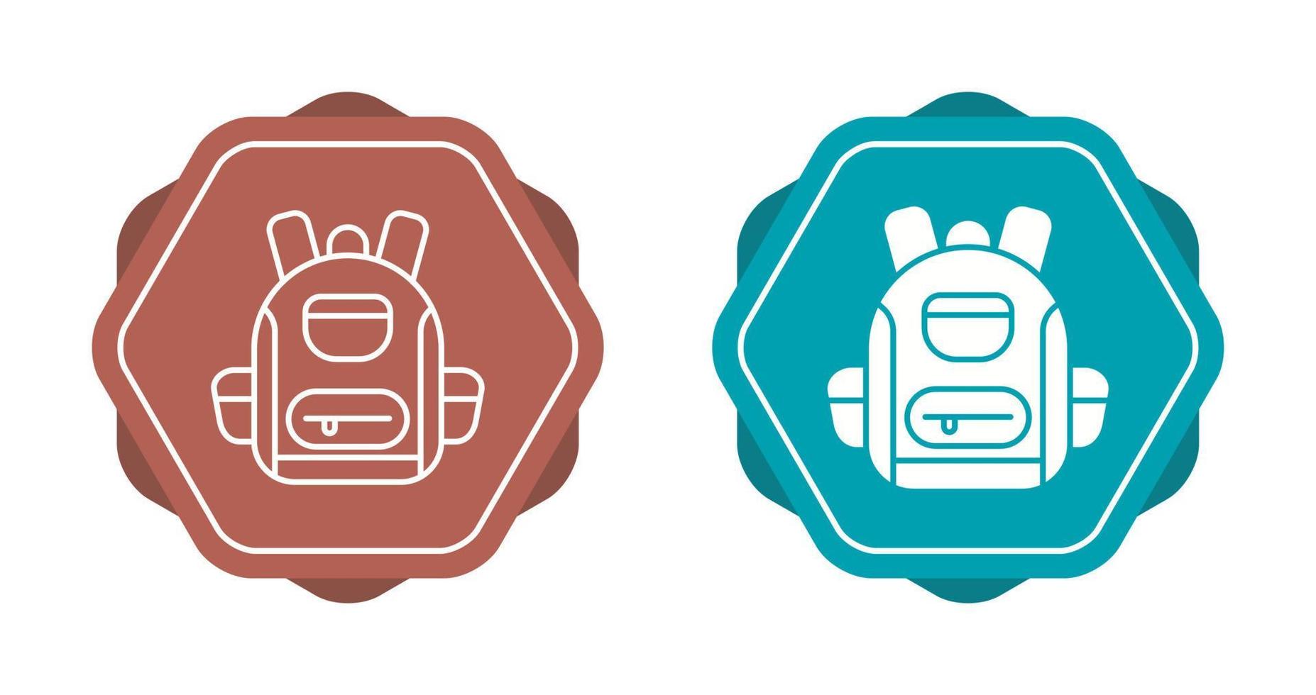 Backpack Vector Icon