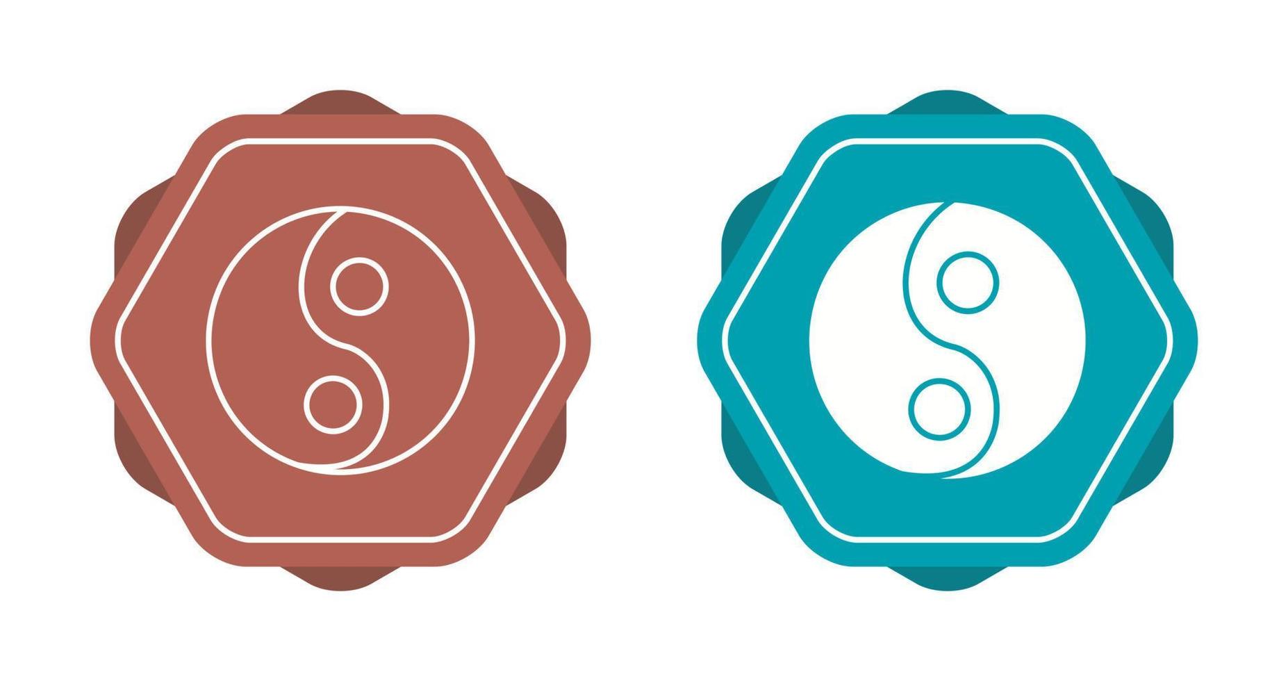 Yin Yang Vector Icon