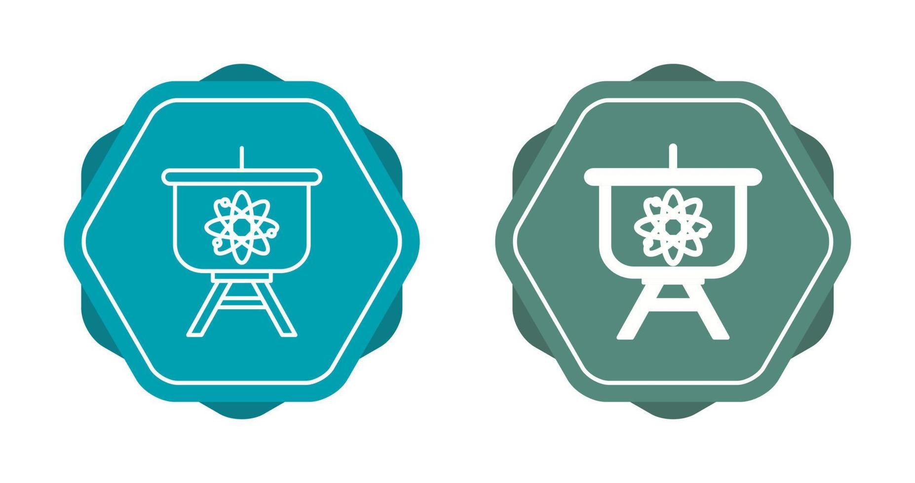 Atom Presentation Vector Icon