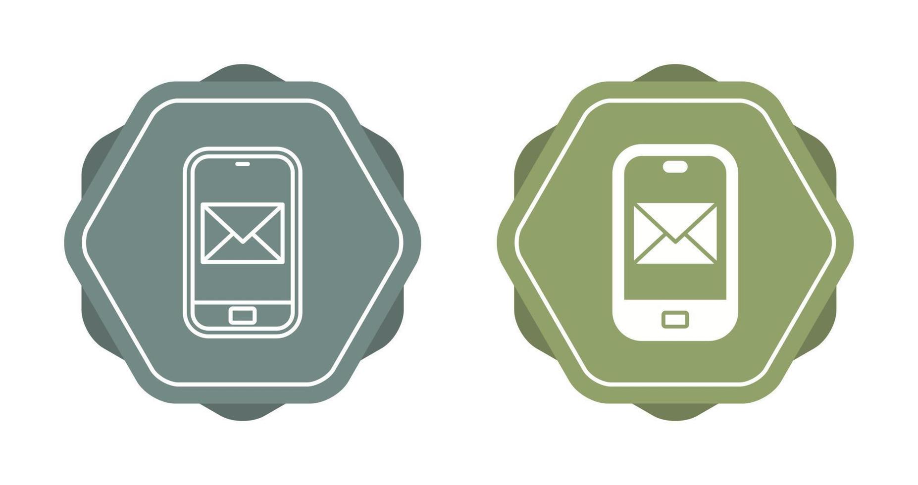 Smartphone mail Vector Icon
