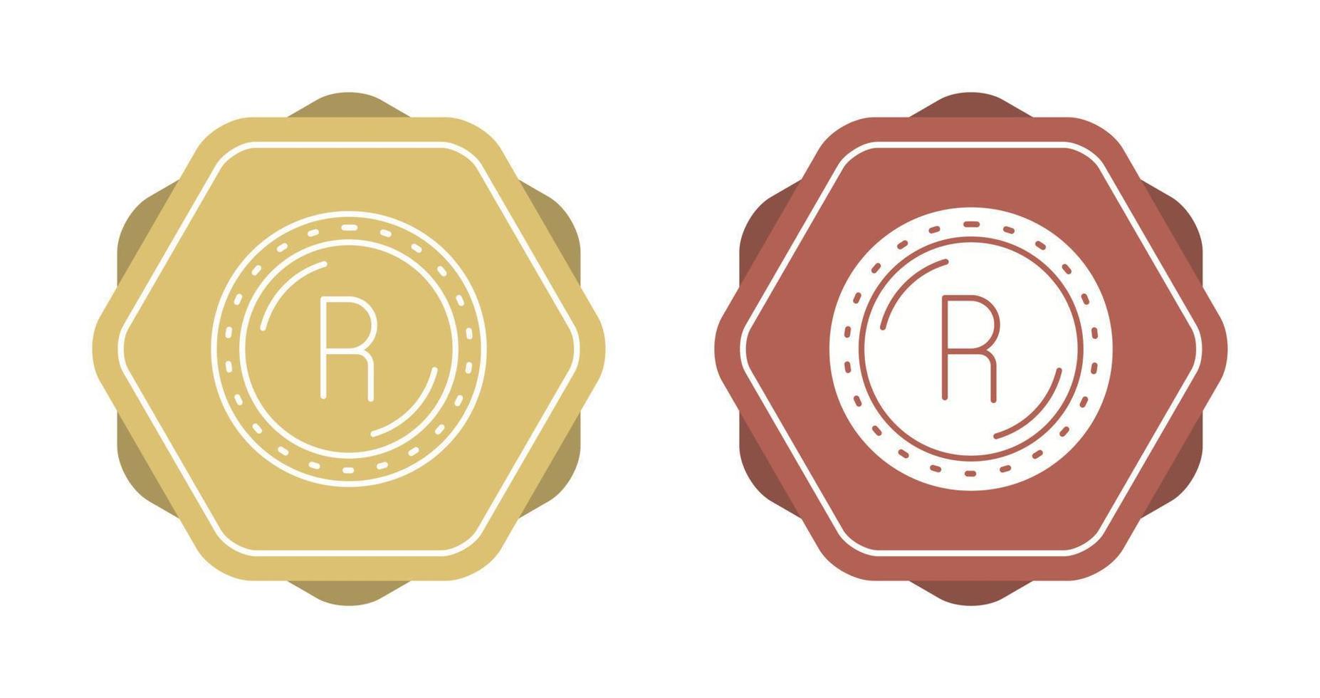 Rand Currency Vector Icon