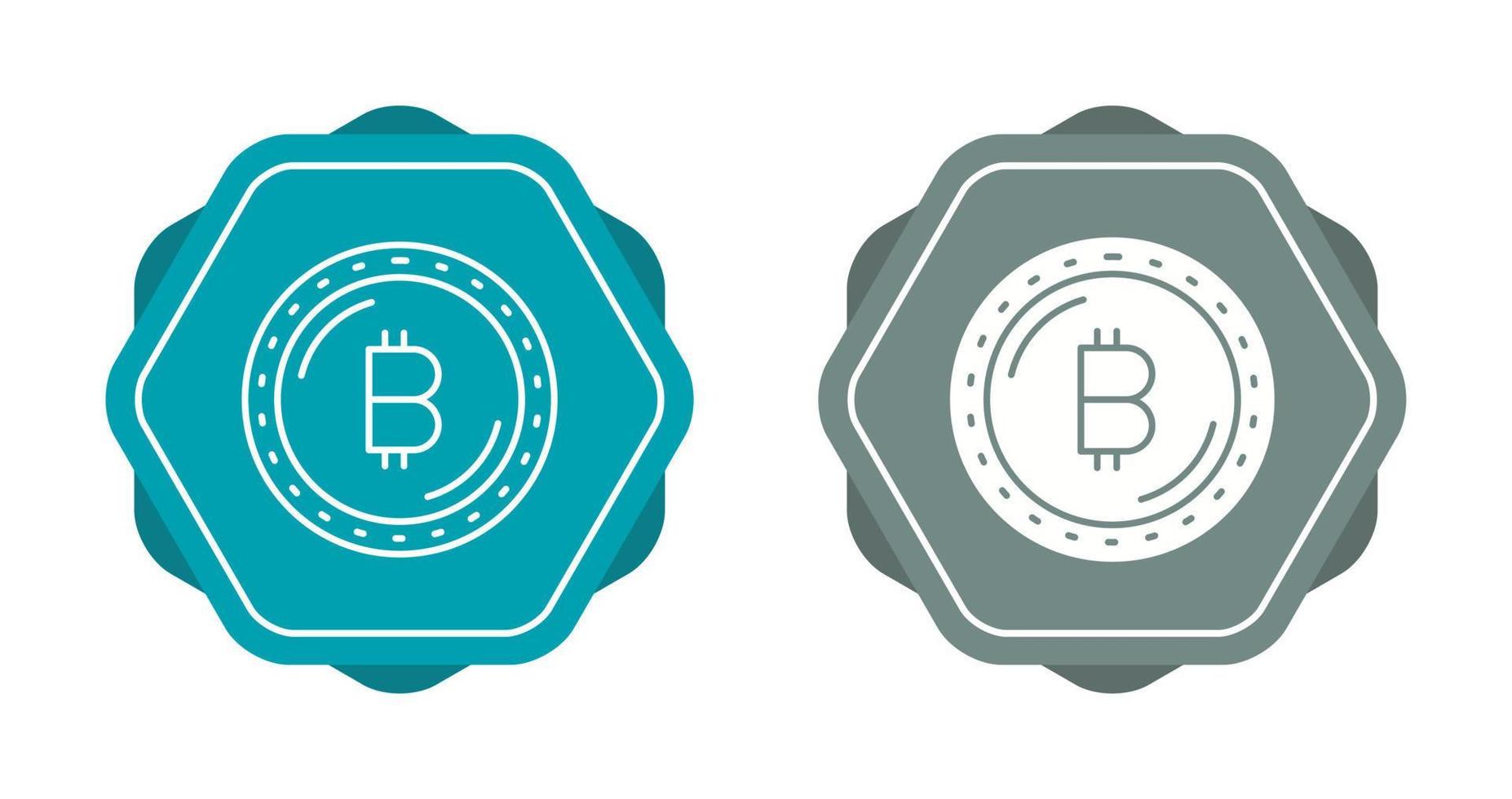 Bitcoin Currency Vector Icon