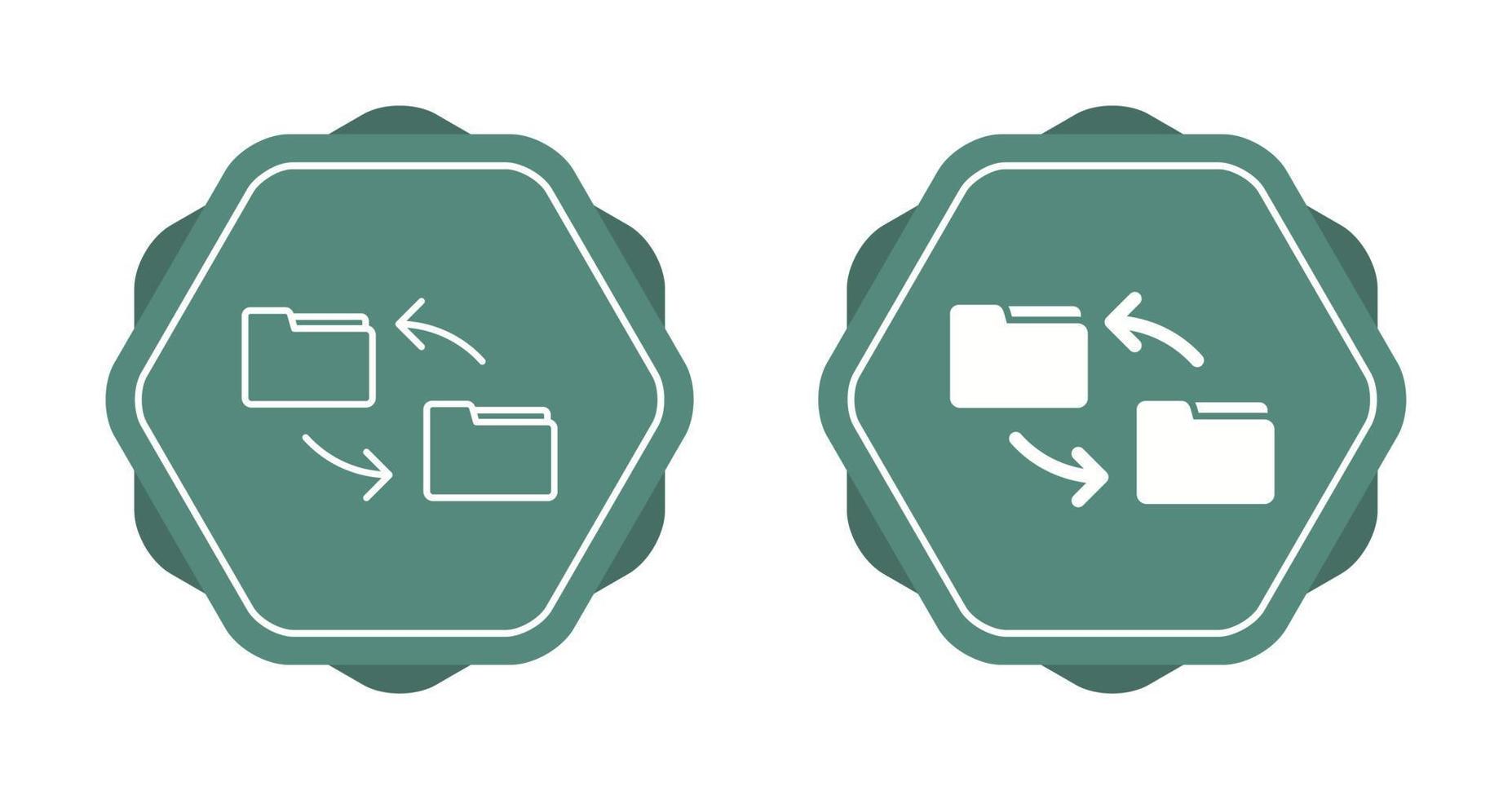 File Transfer Vector Icon