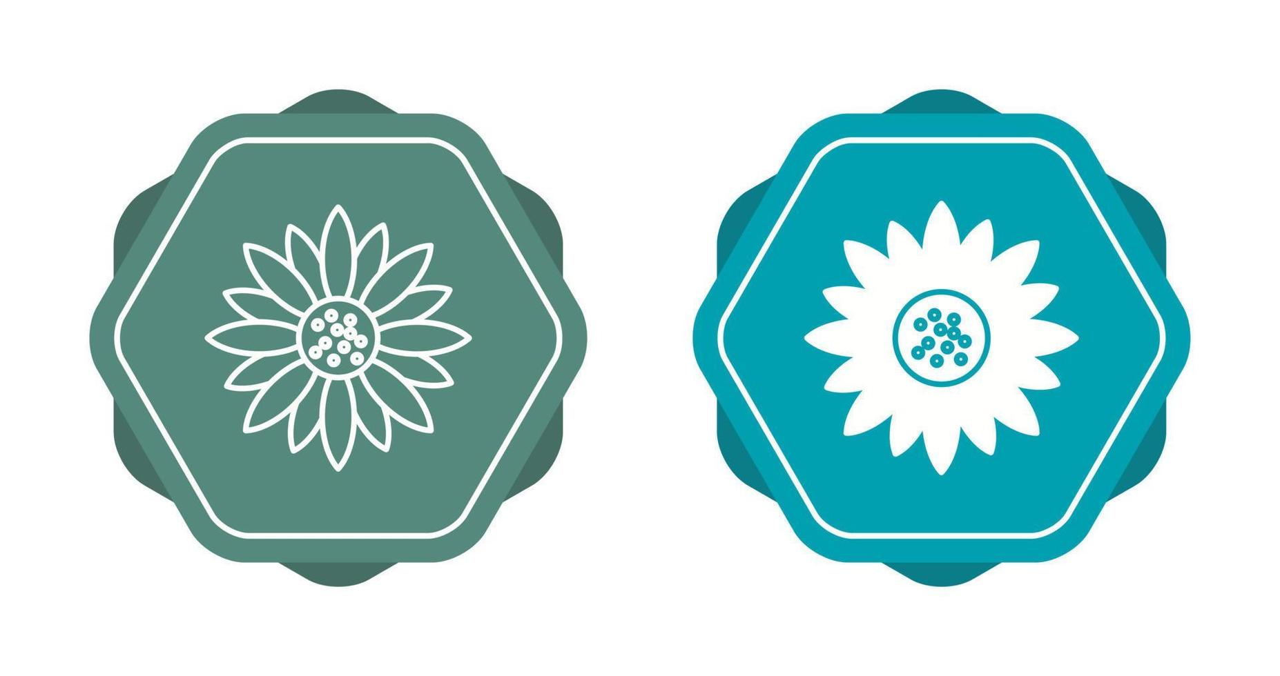 Sunflower Vector Icon