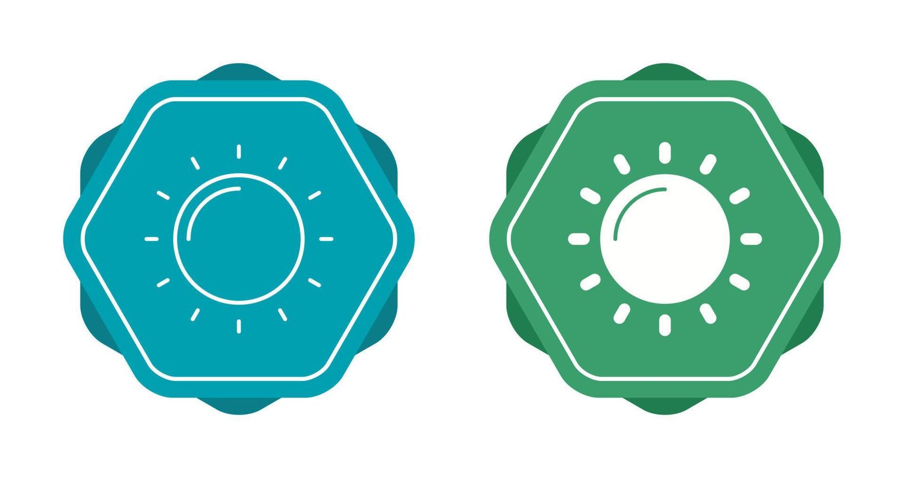 Sun Vector Icon