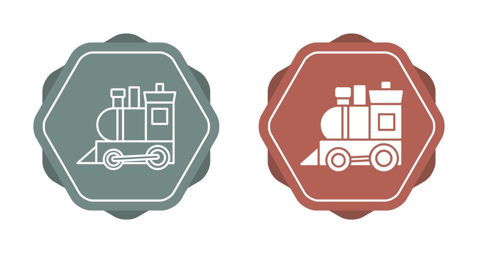 Toy Train Vector Icon