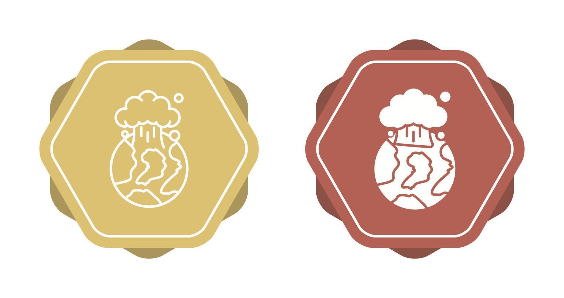 Nuclear Explosion Vector Icon