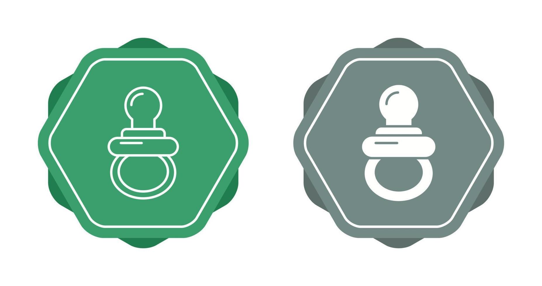 Pacifier Vector Icon