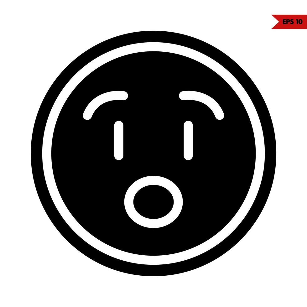 action needed glyph icon vector