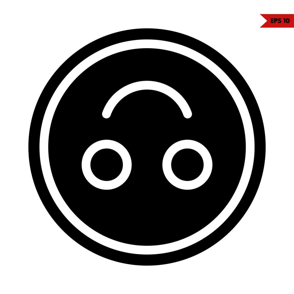 action needed glyph icon vector