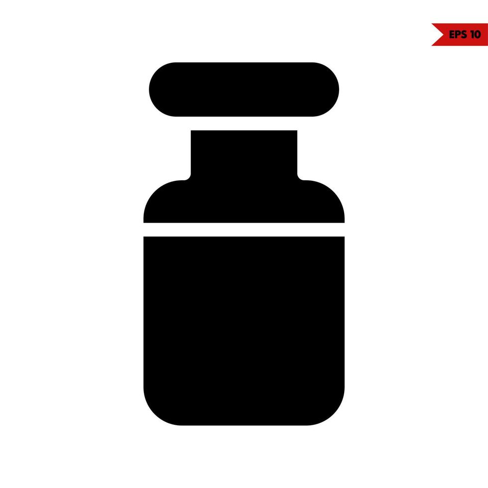action needed glyph icon vector