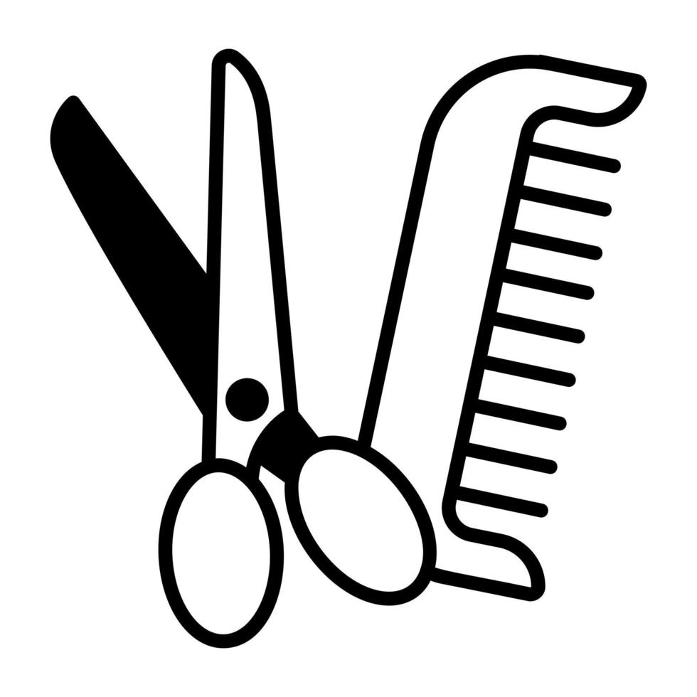 Trendy Hair Accessories vector