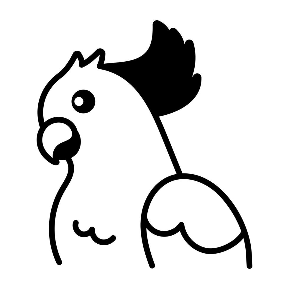 Trendy Parrot Concepts vector