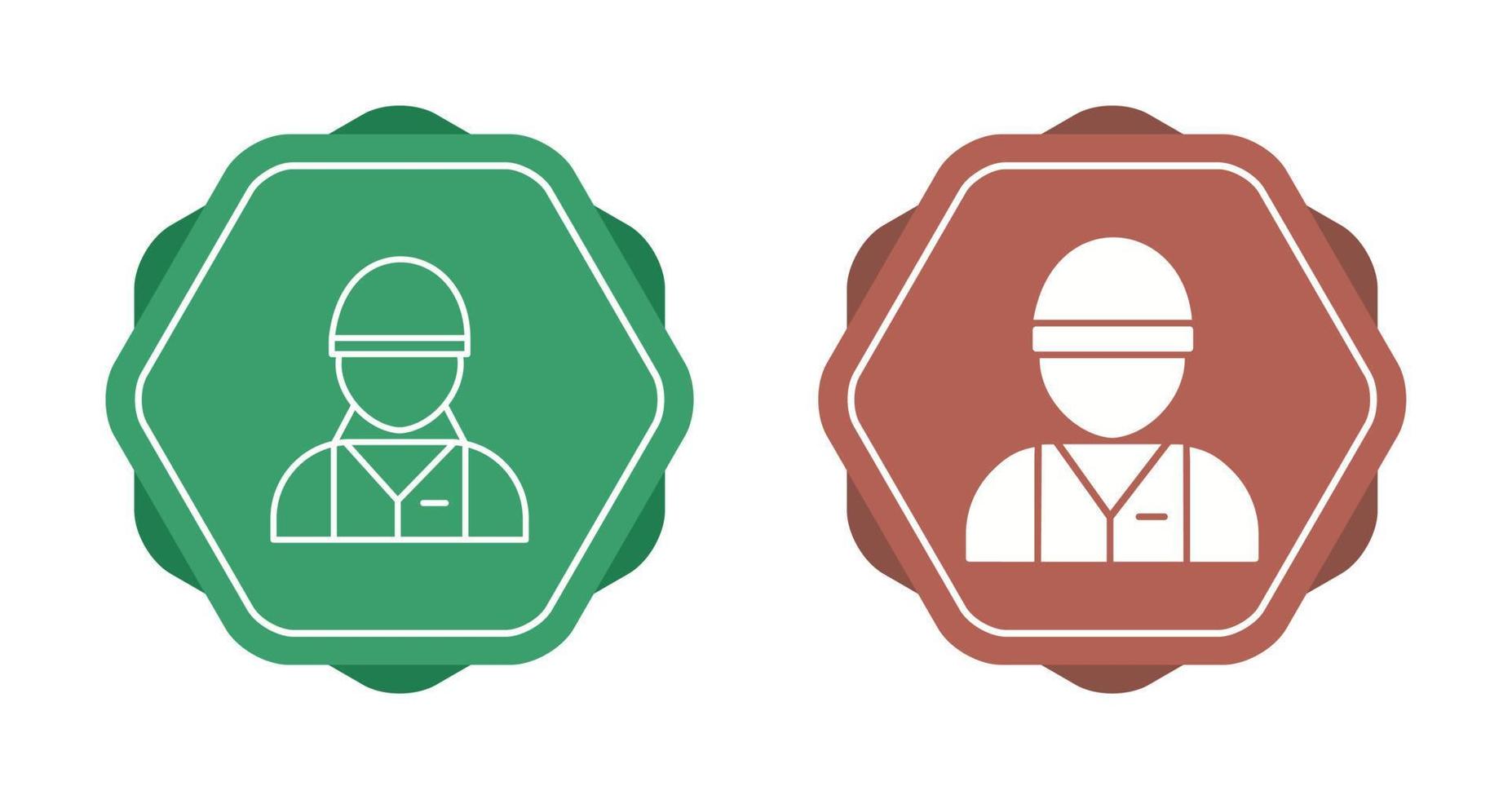 Industry Worker Vector Icon