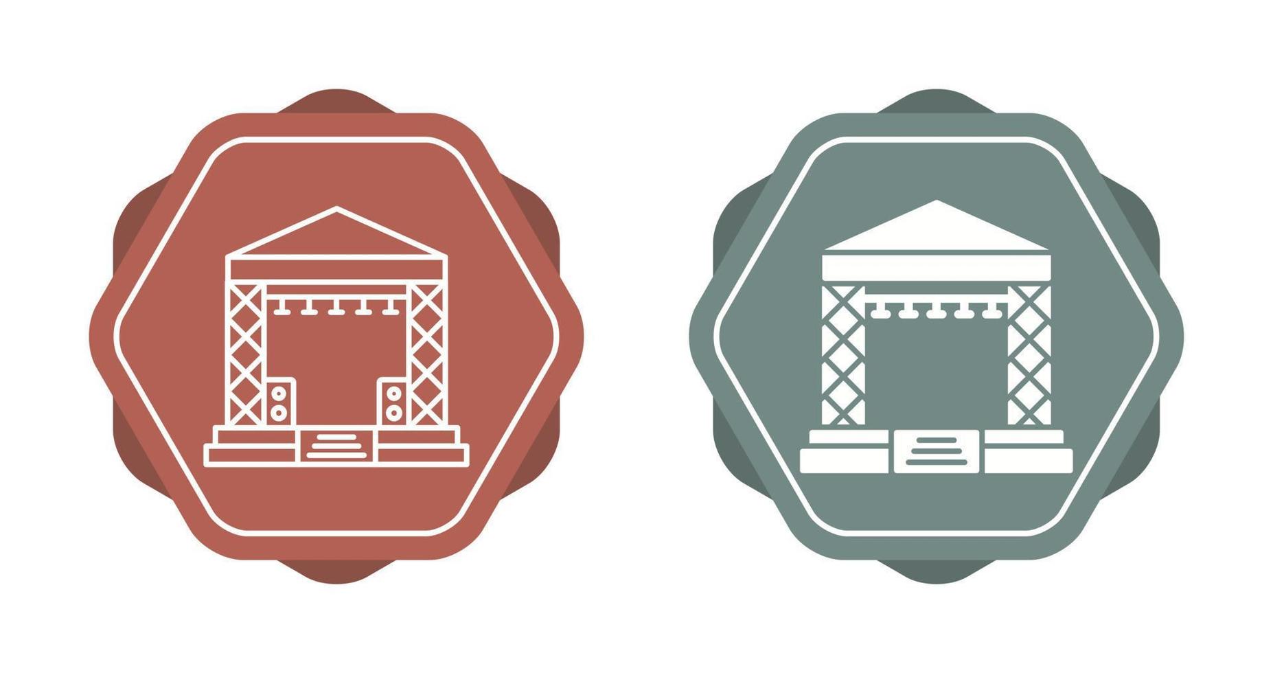 Stage Vector Icon