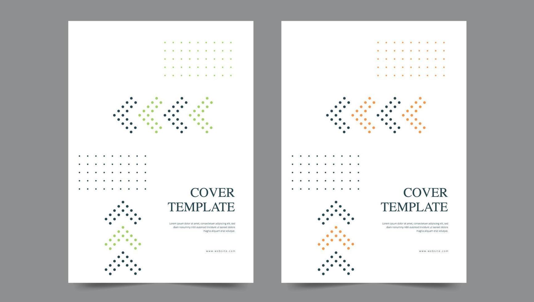 Cover template flyer design vector background
