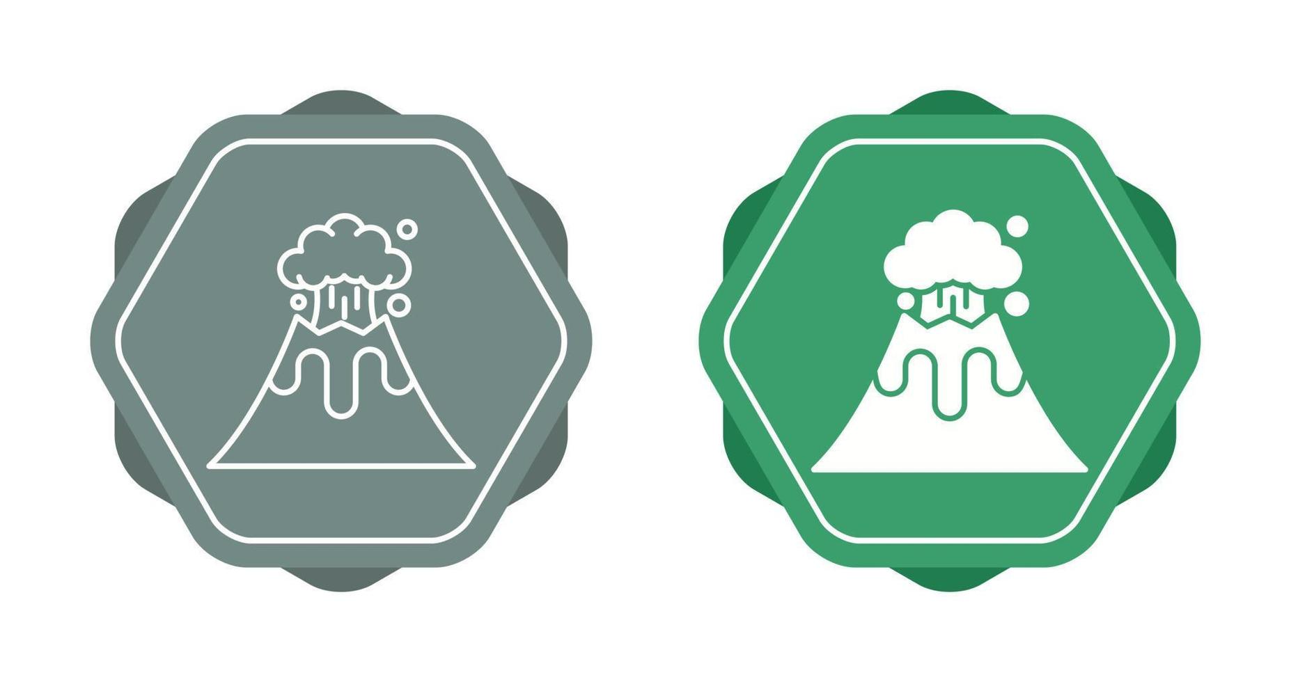 Volcano Vector Icon