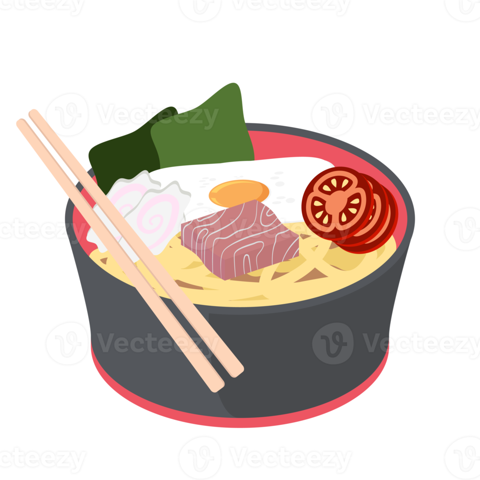 noodle ramen ramyun ramyeon soep traditioneel Aziatisch voedsel png