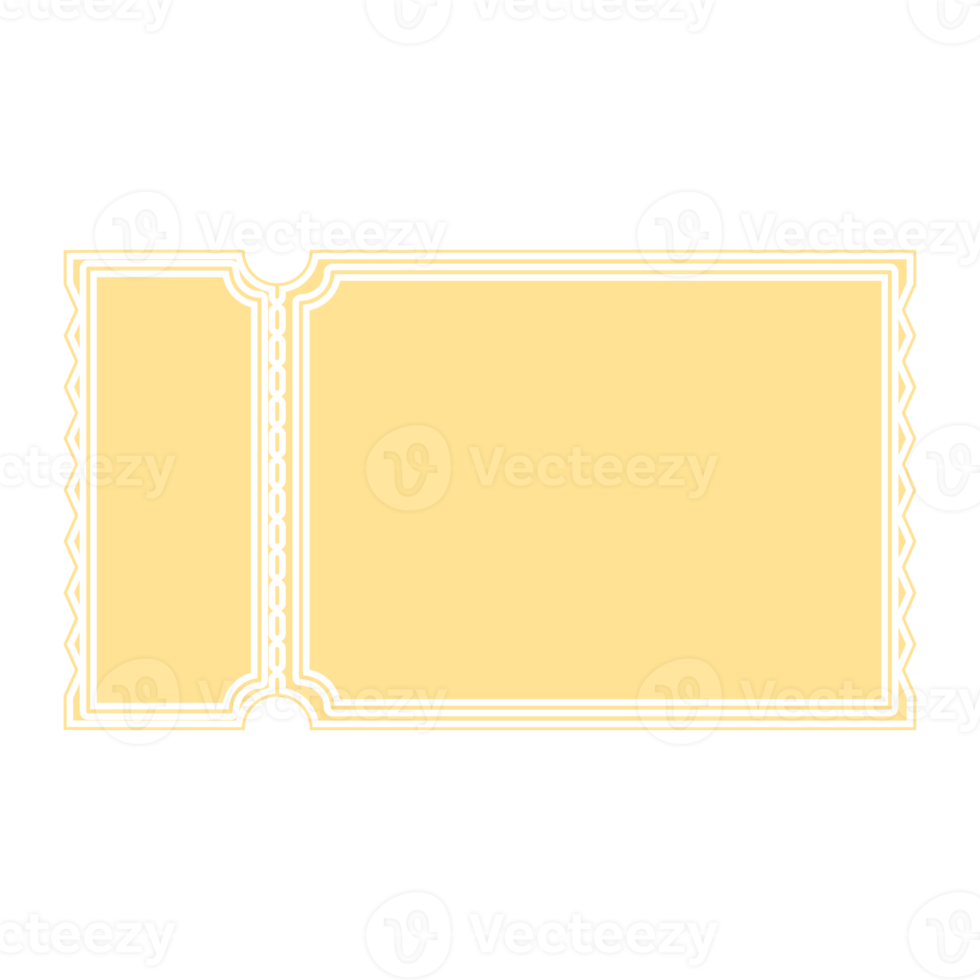 Golden Ticket Sticker Bullet Journal Blank png