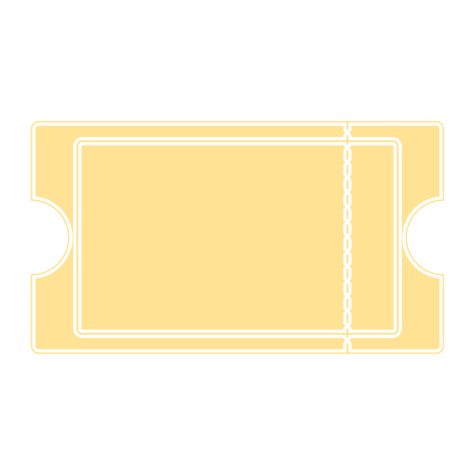 gouden ticket sticker kogel logboek blanco png