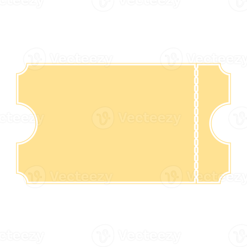 Golden Ticket Sticker Bullet Journal Blank png