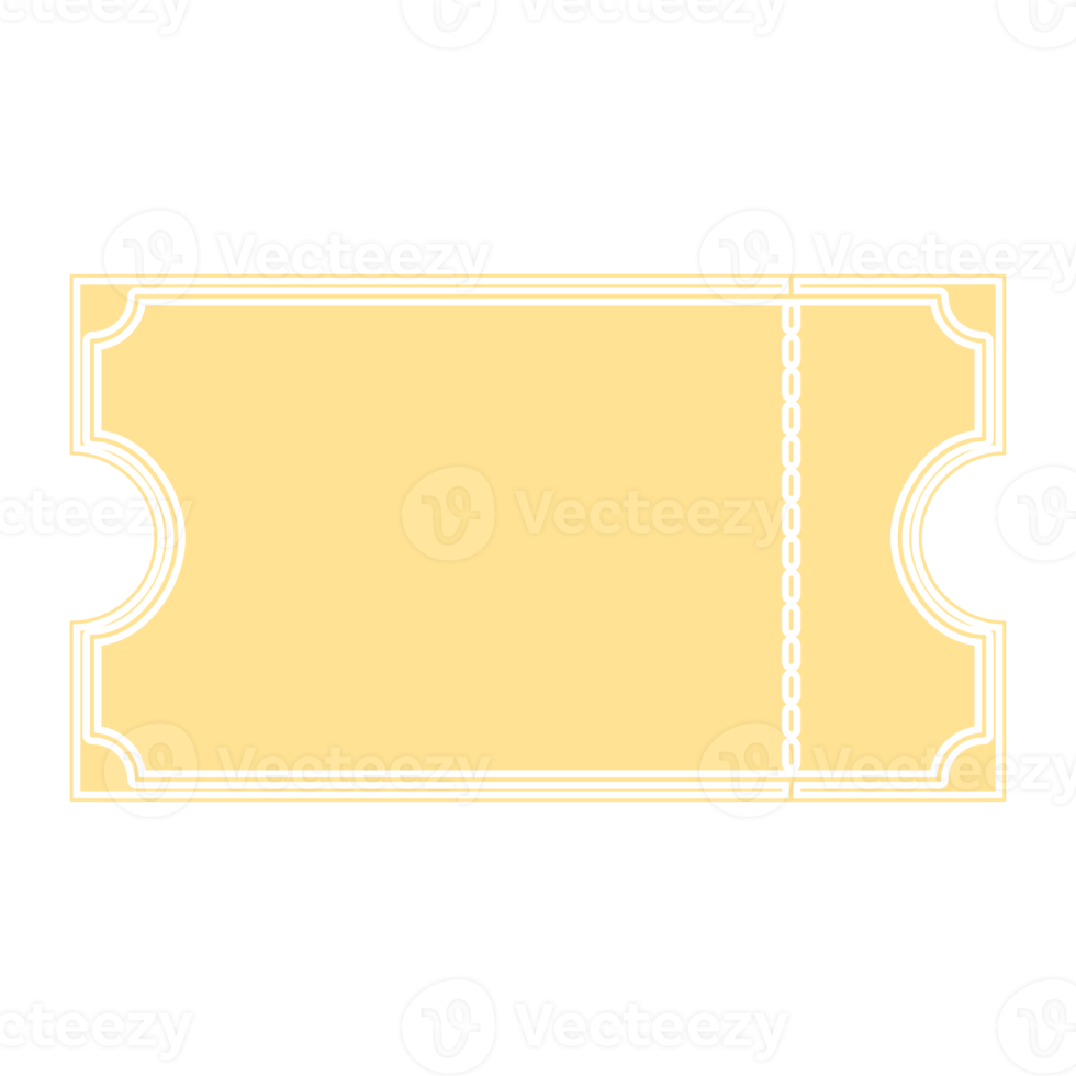 Golden Ticket Sticker Bullet Journal Blank png