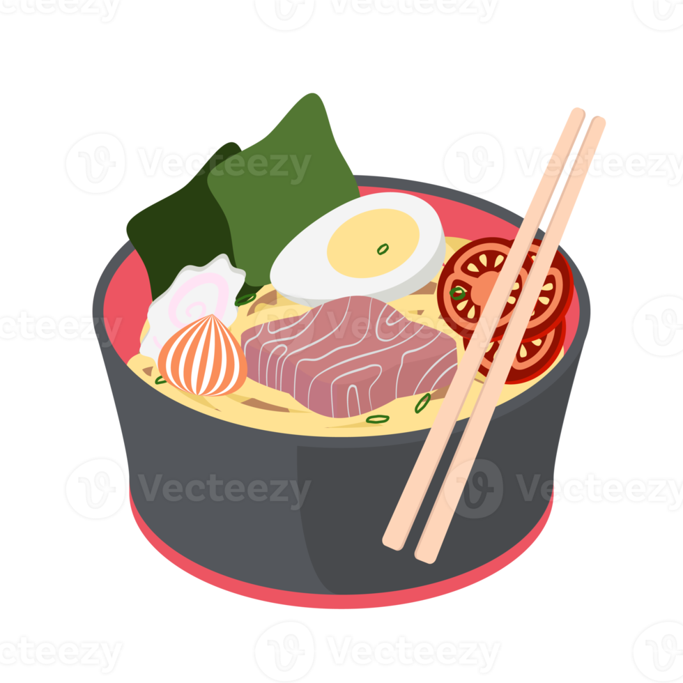 noodle ramen ramyun ramyeon soep traditioneel Aziatisch voedsel png